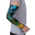 Turquoise New Zealand Kowhai And Piwakawaka Arm Sleeves Maori Ngaru Paua Shell - Polynesian Pride