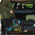 Turquoise New Zealand Kowhai And Piwakawaka Travel Bag Maori Ngaru Paua Shell - Polynesian Pride