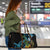 Turquoise New Zealand Kowhai And Piwakawaka Travel Bag Maori Ngaru Paua Shell - Polynesian Pride