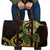 Yellow New Zealand Kowhai And Piwakawaka Travel Bag Maori Ngaru Paua Shell - Polynesian Pride