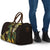 Yellow New Zealand Kowhai And Piwakawaka Travel Bag Maori Ngaru Paua Shell - Polynesian Pride