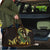Yellow New Zealand Kowhai And Piwakawaka Travel Bag Maori Ngaru Paua Shell - Polynesian Pride