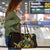 Yellow New Zealand Kowhai And Piwakawaka Travel Bag Maori Ngaru Paua Shell - Polynesian Pride