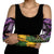 Purple New Zealand Kowhai And Piwakawaka Arm Sleeves Maori Ngaru Paua Shell - Polynesian Pride