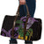 Purple New Zealand Kowhai And Piwakawaka Travel Bag Maori Ngaru Paua Shell - Polynesian Pride