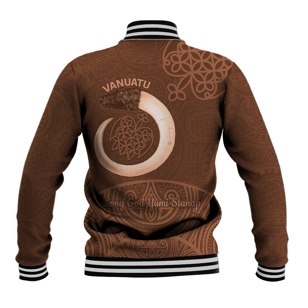 Vanuatu Indipendens Dei Baseball Jacket Yumi 44th Sand Drawing Turtle Mix Lapita
