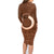 Vanuatu Indipendens Dei Family Matching Long Sleeve Bodycon Dress and Hawaiian Shirt Yumi 44th Sand Drawing Turtle Mix Lapita