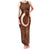 Vanuatu Indipendens Dei Family Matching Tank Maxi Dress and Hawaiian Shirt Yumi 44th Sand Drawing Turtle Mix Lapita