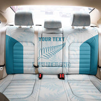 Custom New Zealand Silver Fern Football Back Car Seat Cover Come On All White