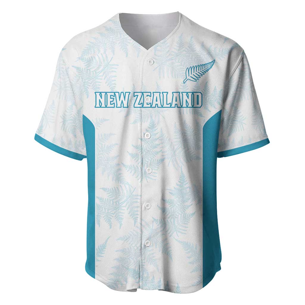 Custom New Zealand Silver Fern Football Baseball Jersey Come On All White