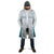 Custom New Zealand Silver Fern Football Cloak Come On All White - Polynesian Pride