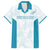 Custom New Zealand Silver Fern Football Family Matching Long Sleeve Bodycon Dress and Hawaiian Shirt Come On All White