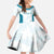 Custom New Zealand Silver Fern Football Family Matching Mermaid Dress and Hawaiian Shirt Come On All White