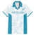 Custom New Zealand Silver Fern Football Family Matching Mermaid Dress and Hawaiian Shirt Come On All White