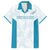 Custom New Zealand Silver Fern Football Family Matching Short Sleeve Bodycon Dress and Hawaiian Shirt Come On All White