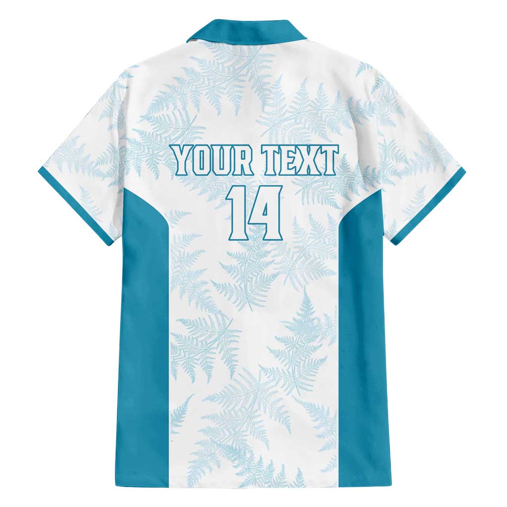 Custom New Zealand Silver Fern Football Family Matching Summer Maxi Dress and Hawaiian Shirt Come On All White