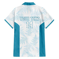 Custom New Zealand Silver Fern Football Family Matching Tank Maxi Dress and Hawaiian Shirt Come On All White