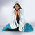 Custom New Zealand Silver Fern Football Hooded Blanket Come On All White