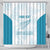 Custom New Zealand Silver Fern Football Shower Curtain Come On All White