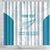 Custom New Zealand Silver Fern Football Shower Curtain Come On All White