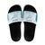 Custom New Zealand Silver Fern Football Slide Sandals Come On All White - Polynesian Pride