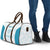 Custom New Zealand Silver Fern Football Travel Bag Come On All White - Polynesian Pride
