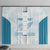 Custom New Zealand Silver Fern Football Window Curtain Come On All White