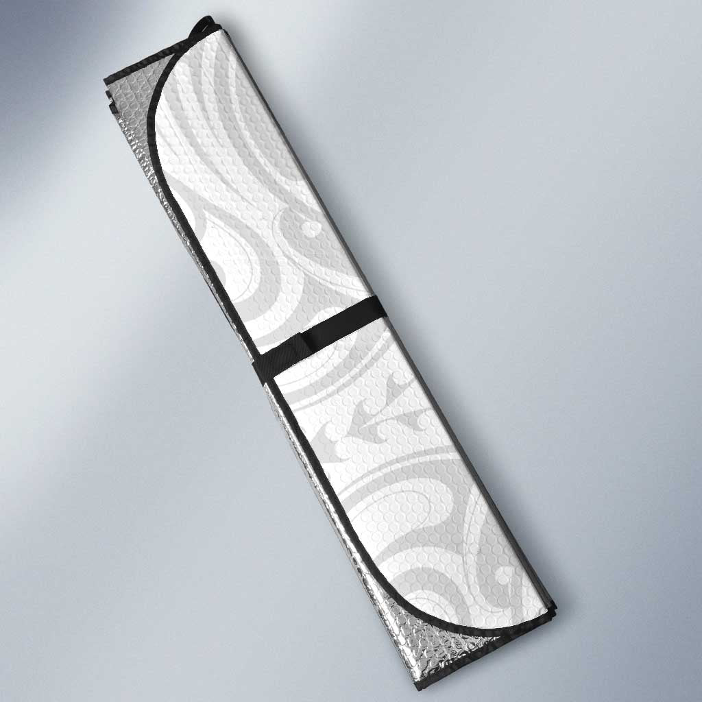 Custom Aotearoa Football Auto Sun Shade NZ Maori Tiki Go Champions LT14 - Polynesian Pride