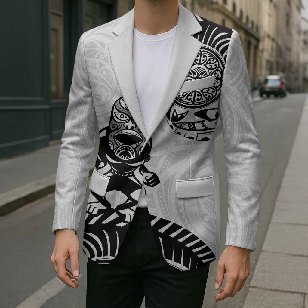 Custom Aotearoa Football Blazer NZ Maori Tiki Go Champions - Polynesian Pride