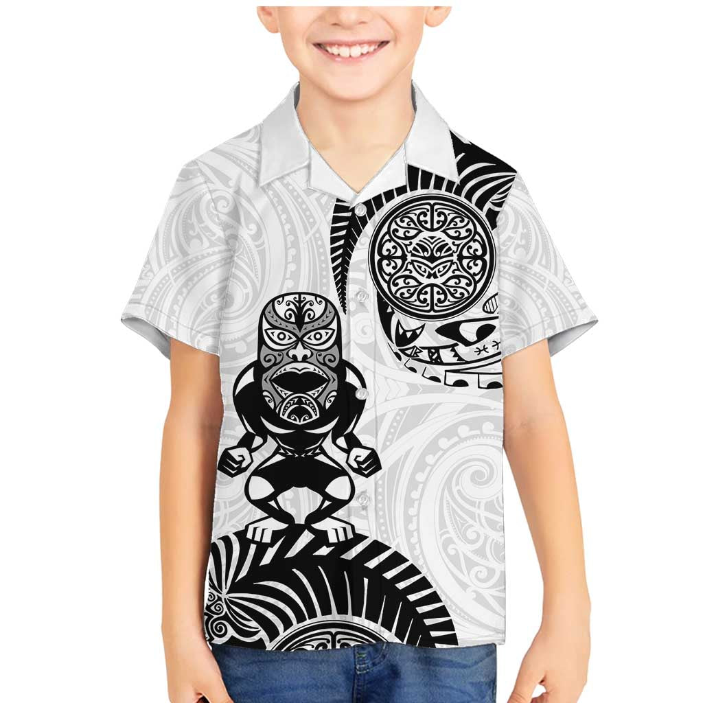 Custom Aotearoa Football Family Matching Mermaid Dress and Hawaiian Shirt NZ Maori Tiki Go Champions