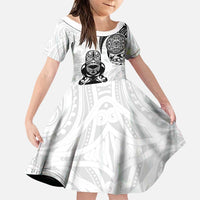 Custom Aotearoa Football Family Matching Puletasi and Hawaiian Shirt NZ Maori Tiki Go Champions