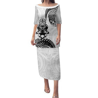 Custom Aotearoa Football Family Matching Puletasi and Hawaiian Shirt NZ Maori Tiki Go Champions