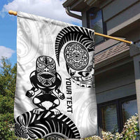 Custom Aotearoa Football Garden Flag NZ Maori Tiki Go Champions