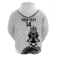 Custom Aotearoa Football Hoodie NZ Maori Tiki Go Champions