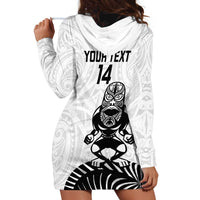 Custom Aotearoa Football Hoodie Dress NZ Maori Tiki Go Champions