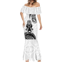 Custom Aotearoa Football Mermaid Dress NZ Maori Tiki Go Champions