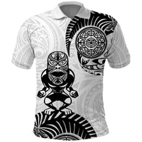 Custom Aotearoa Football Polo Shirt NZ Maori Tiki Go Champions