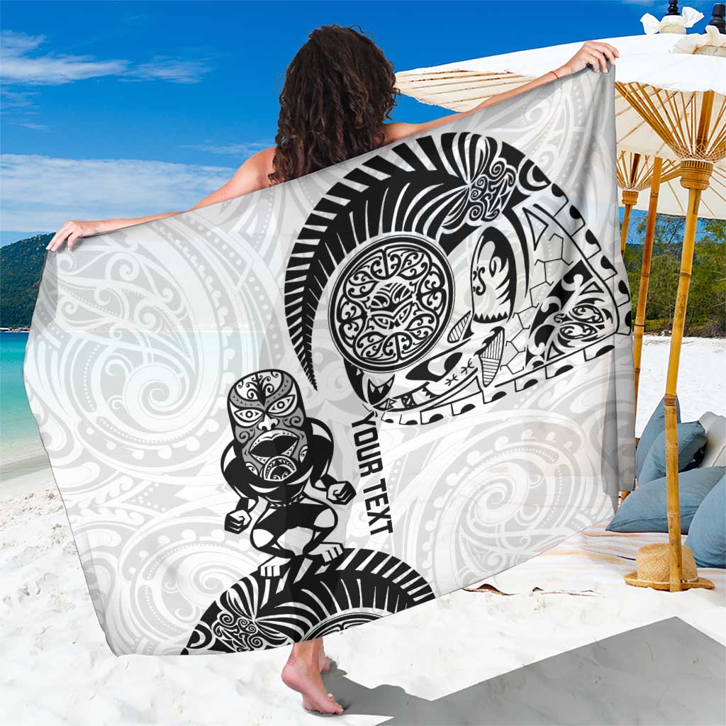 Custom Aotearoa Football Sarong NZ Maori Tiki Go Champions