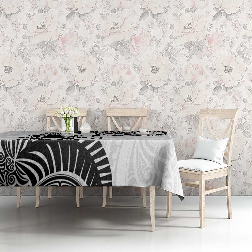 Custom Aotearoa Football Tablecloth NZ Maori Tiki Go Champions