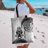 Custom Aotearoa Football Tote Bag NZ Maori Tiki Go Champions - Polynesian Pride