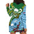 Australia And Fiji Hoodie Dress Aboriginal Mix Fijian Tapa Unique Style LT14 - Polynesian Pride