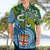 Personalised Australia And Fiji Hawaiian Shirt Aboriginal Mix Fijian Tapa Unique Style LT14 - Polynesian Pride