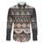Vintage Bula Fiji Masi Family Matching Long Sleeve Bodycon Dress and Hawaiian Shirt Fijian Tapa Cloth - Polynesian Pride