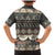 Vintage Bula Fiji Masi Family Matching Mermaid Dress and Hawaiian Shirt Fijian Tapa Cloth - Polynesian Pride