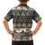 Vintage Bula Fiji Masi Family Matching Off The Shoulder Long Sleeve Dress and Hawaiian Shirt Fijian Tapa Cloth - Polynesian Pride