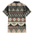 Vintage Bula Fiji Masi Family Matching Short Sleeve Bodycon Dress and Hawaiian Shirt Fijian Tapa Cloth - Polynesian Pride