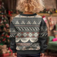 Vintage Bula Fiji Masi Kid Ugly Christmas Sweater Fijian Tapa Cloth LT14 - Polynesian Pride