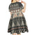 Vintage Bula Fiji Masi Kid Short Sleeve Dress Fijian Tapa Cloth - Polynesian Pride
