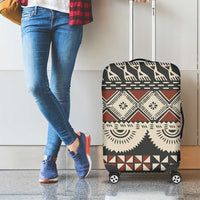 Vintage Bula Fiji Masi Luggage Cover Fijian Tapa Cloth - Polynesian Pride