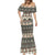 Vintage Bula Fiji Masi Mermaid Dress Fijian Tapa Cloth - Polynesian Pride